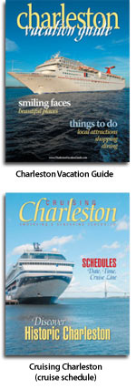 Free Charleston Vacation Magazine and Charleston Cruise Schedule Magazine offer