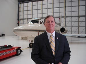 Mayor Bill Young of Walterboro, SC at Lowcountry Regional Airport